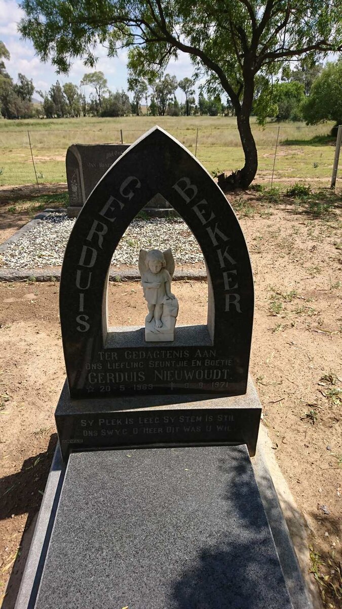 BEKKER Gerduis Nieuwoudt 1969-1971