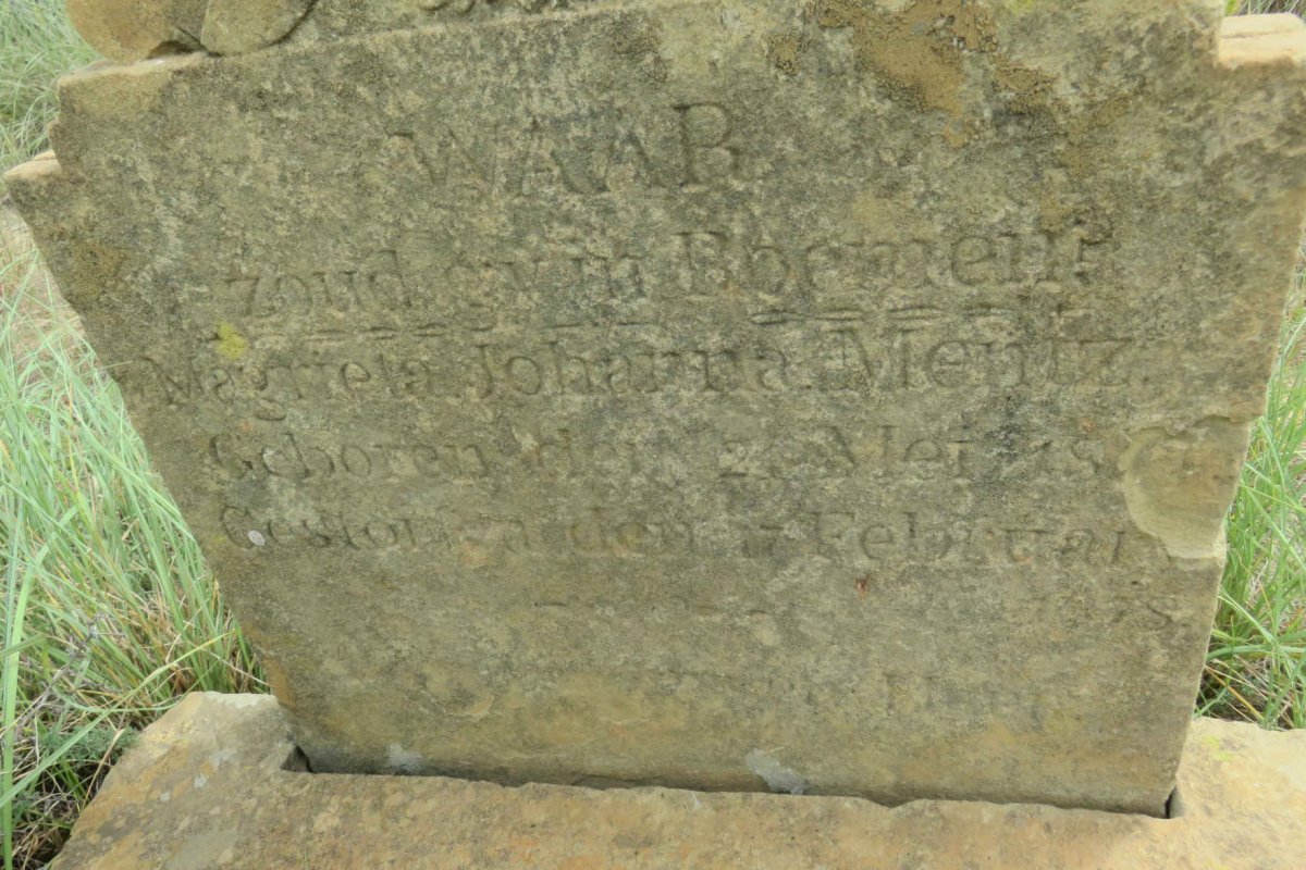 MENTZ Magrieta Johanna 18??-1??8