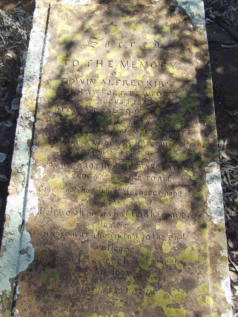 KIRK Edwin Alfred 1843-1874
