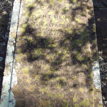 KIRK Edwin Alfred 1843-1874