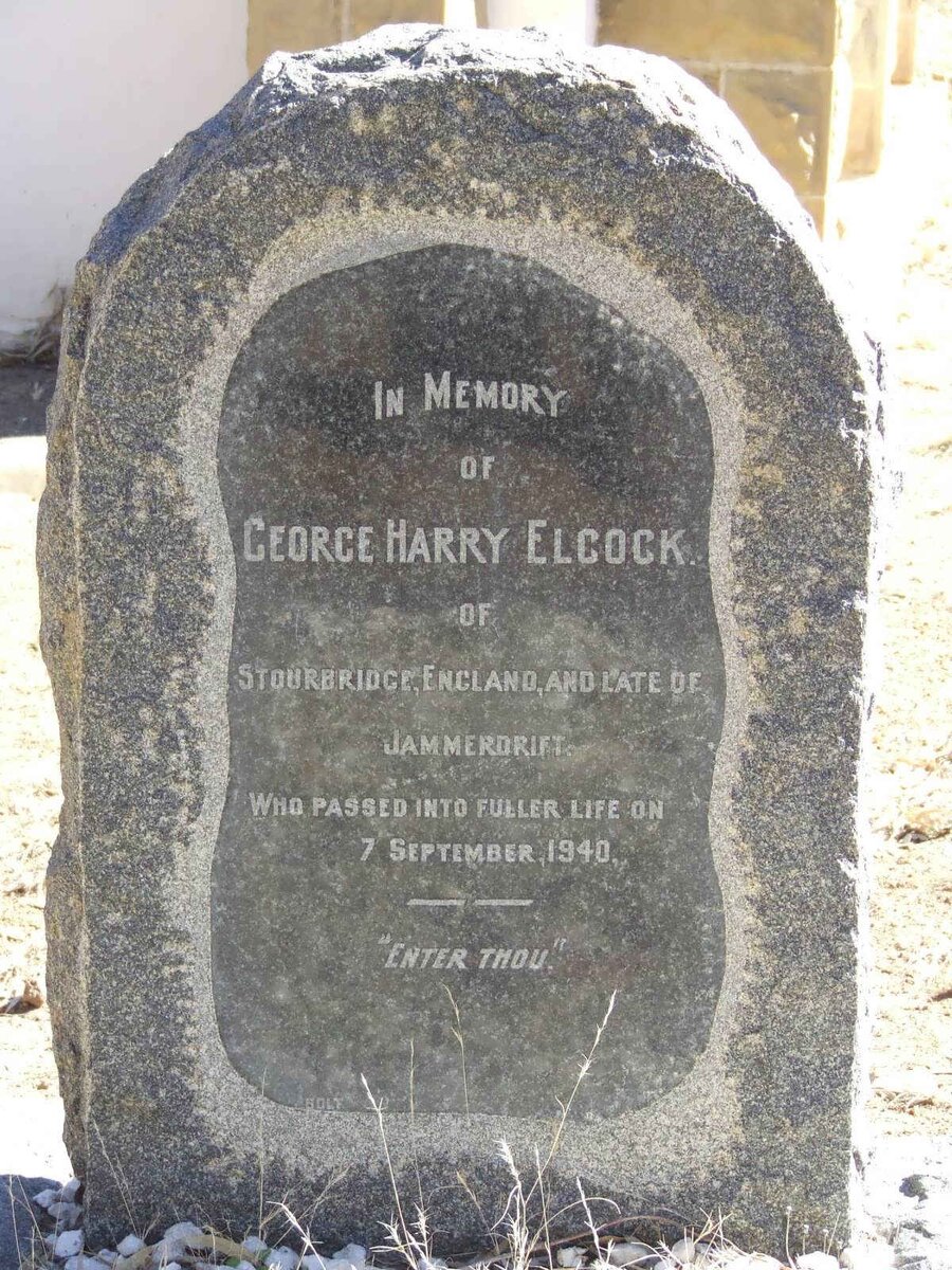 ELCOCK George Harry -1940