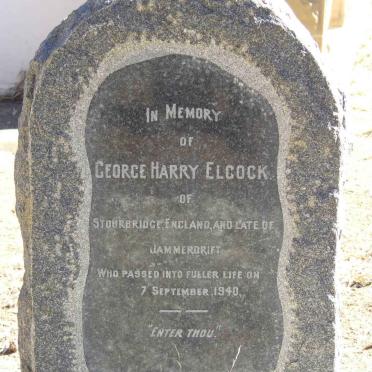 ELCOCK George Harry -1940