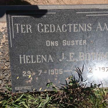 BOTHMA Helena J.E. 1905-1971