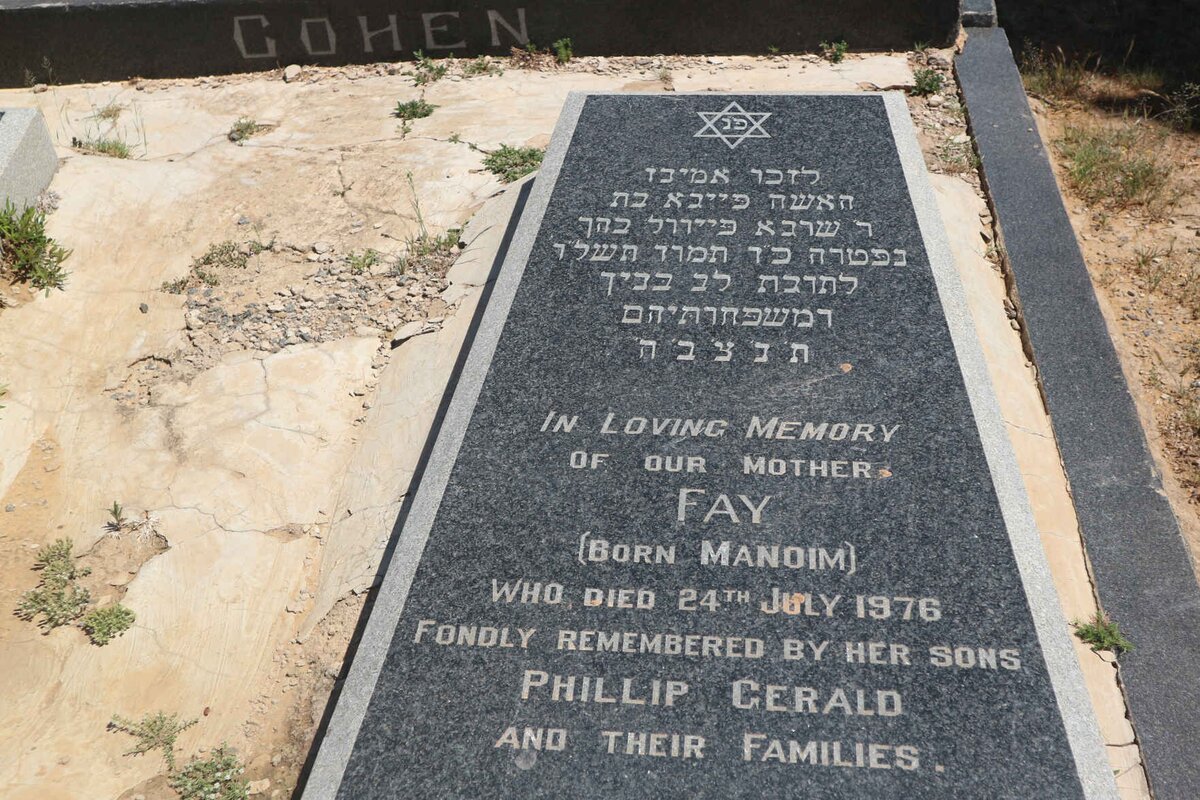 COHEN Jack -1976 &amp; Fay MANOIM -1976