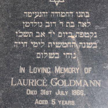 GOLDMANN Laurice -1966