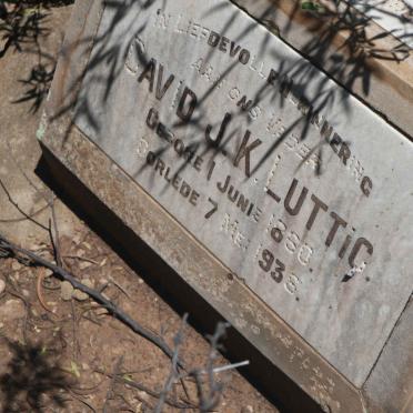 LUTTIG David J.K. 1860-1936