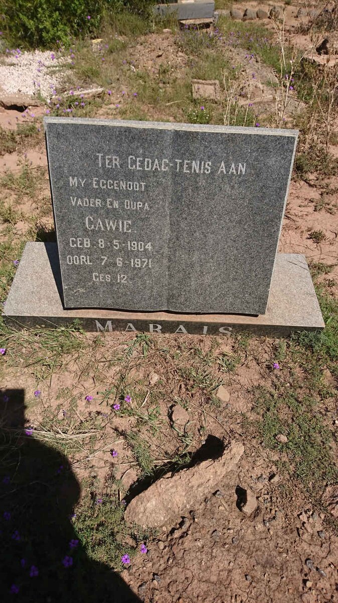 MARAIS Gawie 1904-1971