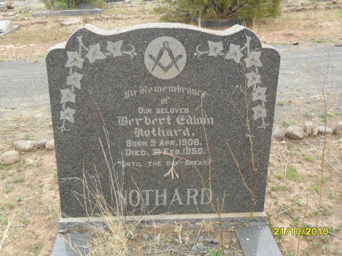 NOTHARD Herbert Edwin 1908-1950