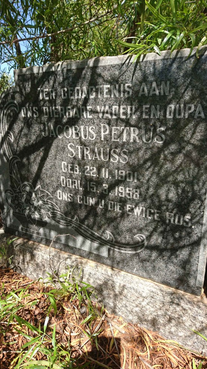 STRAUSS Jacobus Petrus 1901-1958