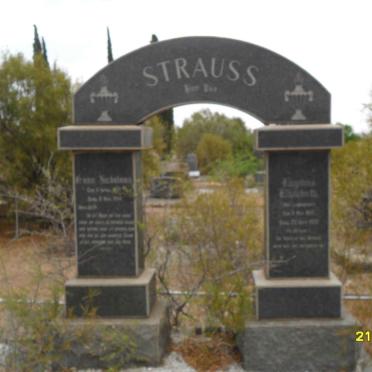 STRAUSS Frans Nicolaas &amp; ? Elizabeth