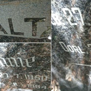 WALT Bennie, v.d. 1950-1964