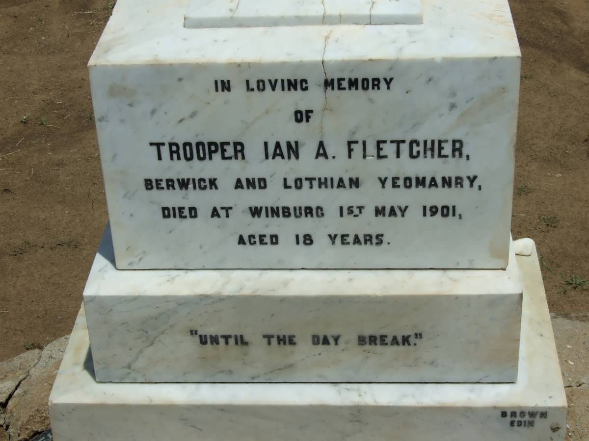 FLETCHER Ian A. -1901