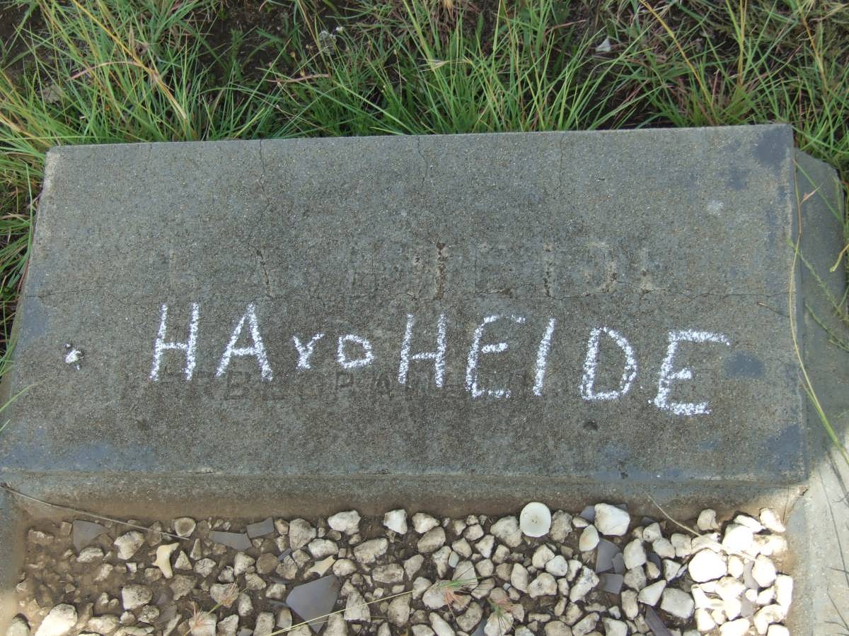HEIDE H.A., v.d. 