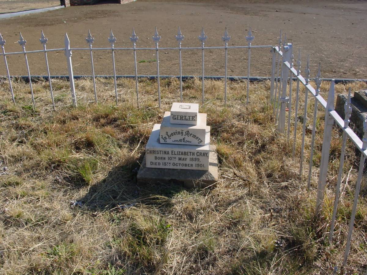 GRAY Christina Elizabeth 1899-1901