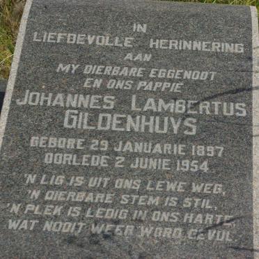 GILDENHUYS Johannes Lambertus 1897-1954