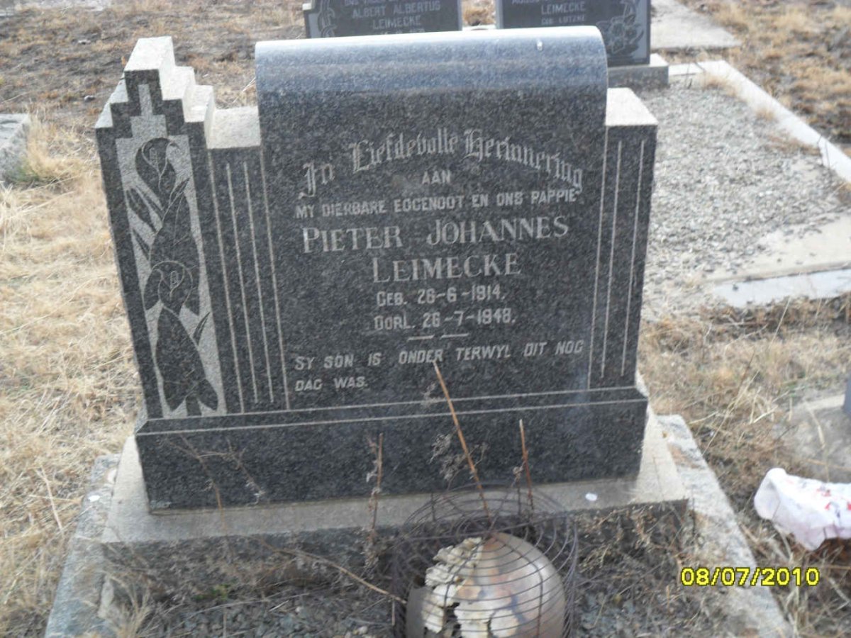LEIMECKE Pieter Johannes 1914-1948