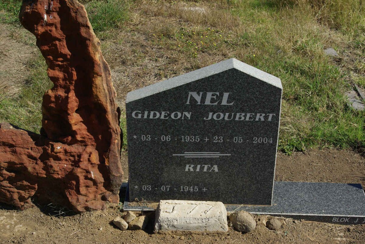 NEL Gideon Joubert 1935-2004 &amp; Rita 1945-