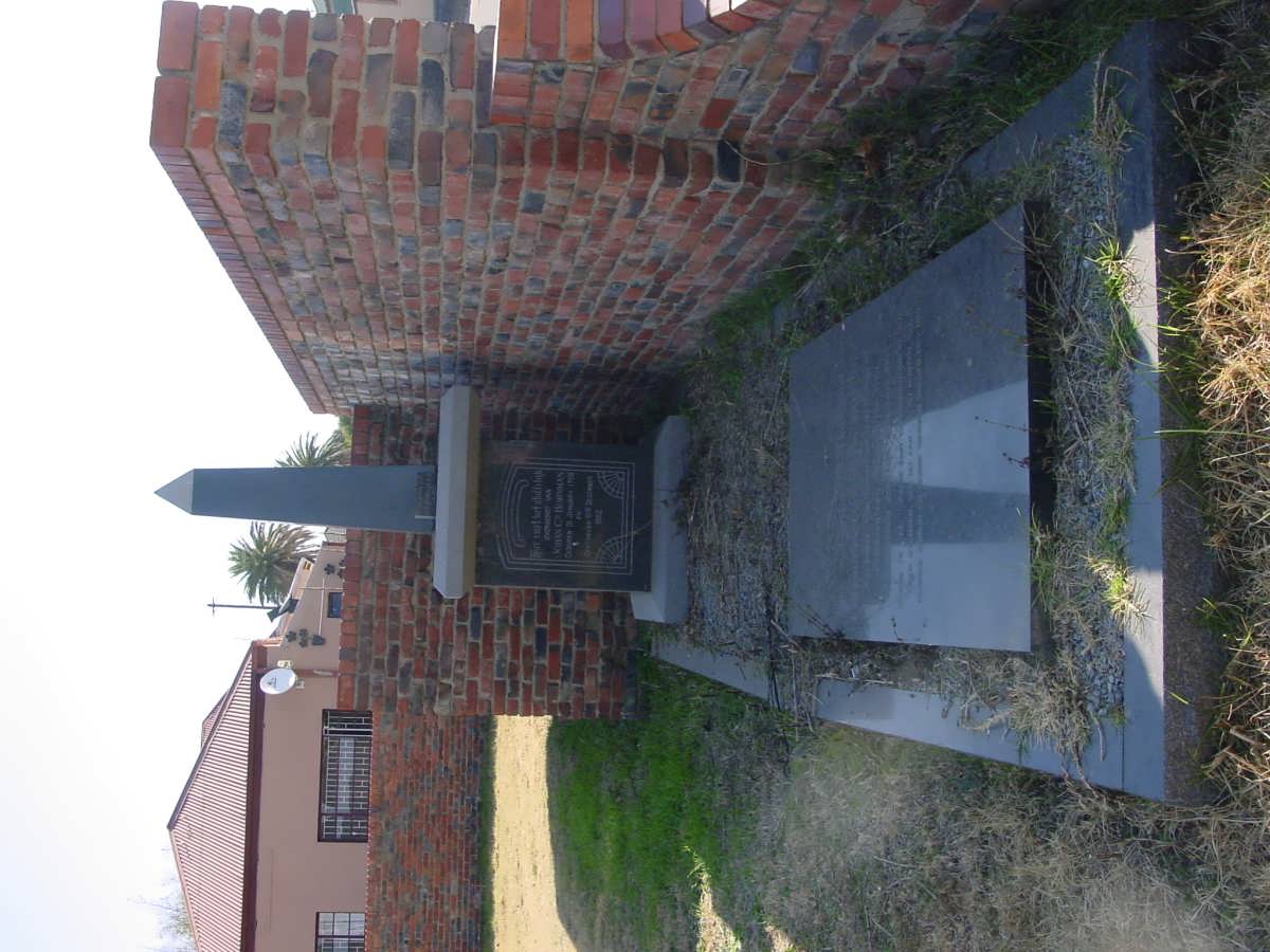 BORNMAN Johan Cn. 1789-1862 &amp; Cornelia Carolina DU PREEZ 1790-1864 :: BORNMAN M.H. 1880-