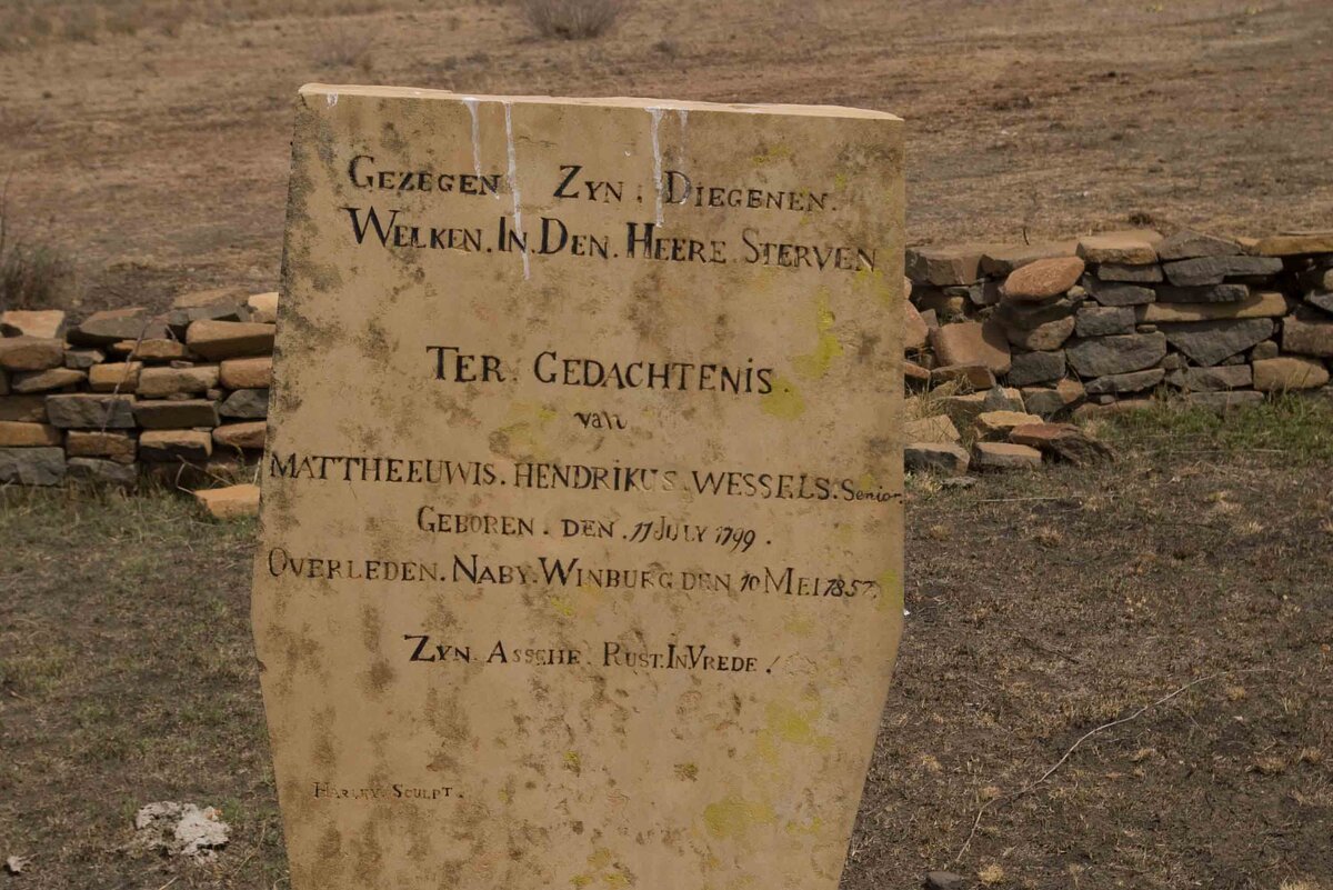 WESSELS Mattheeuwis Hendrikus 1799-1857