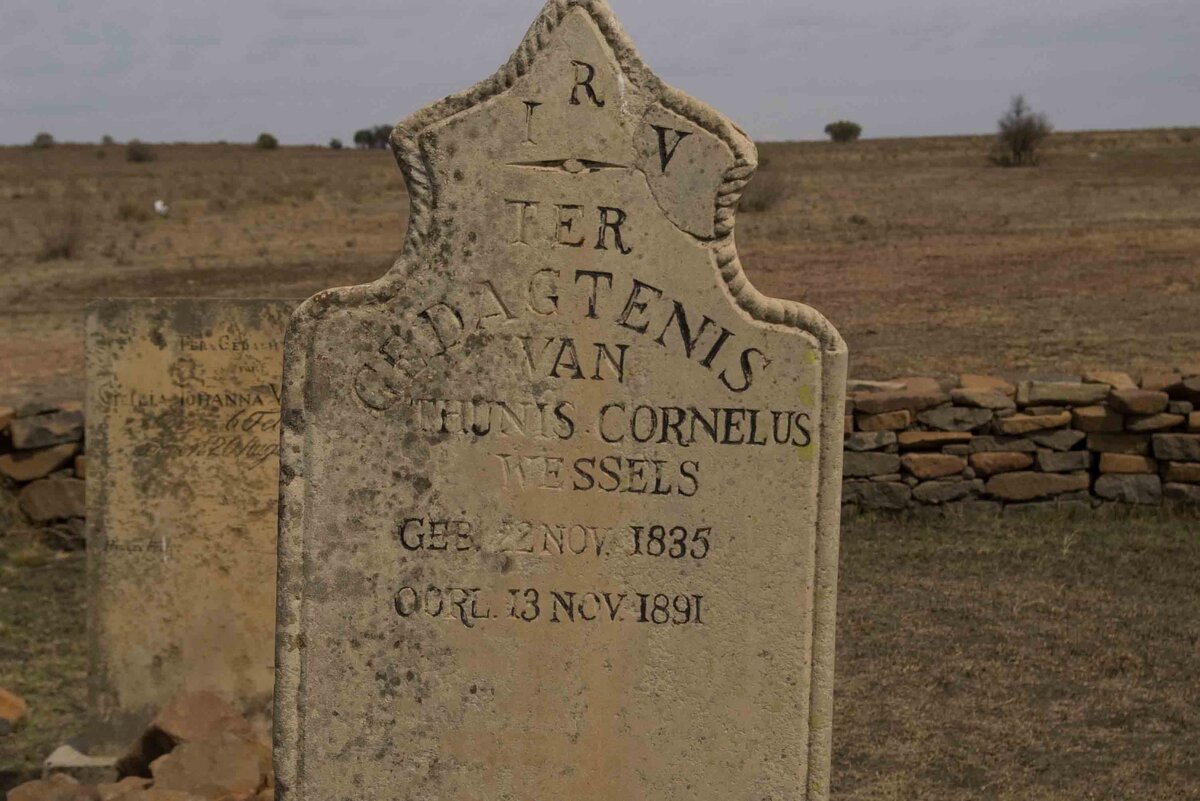 WESSELS Thunis Cornelus 1835-1891