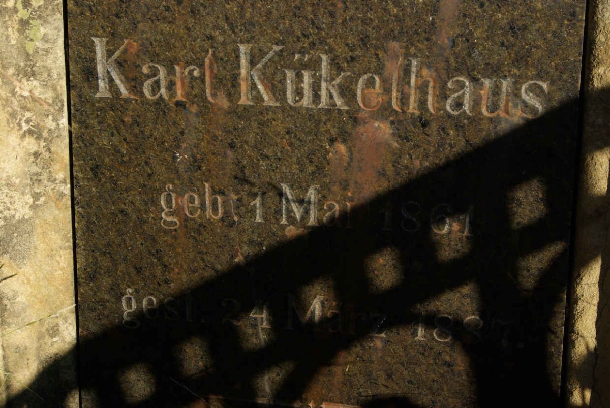 KÜKELHAUS Karl 1861-18?7