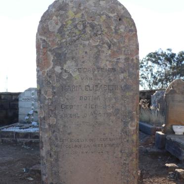 BOTHA Maria Elizabeth 1905-1921