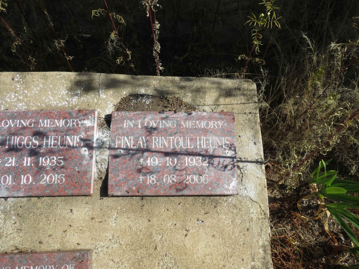 HEUNIS Finlay Rintoul 1932-2006
