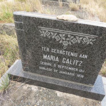 CALITZ Maria 1911-1978