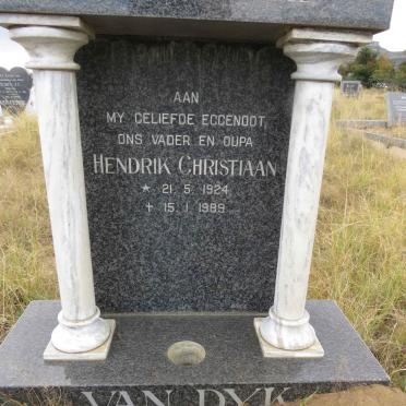 DYK Hendrik Christiaan, van 1924-1989