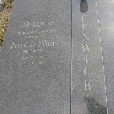 FENWICK Daniel de Villiers 1934-1990