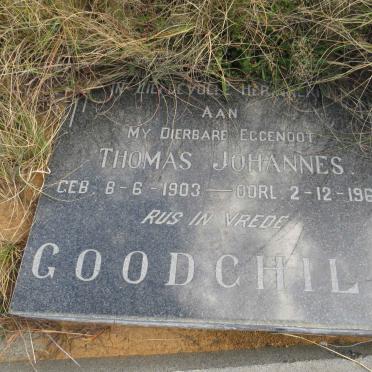 GOODCHILD Thomas Johannes 1903-1967