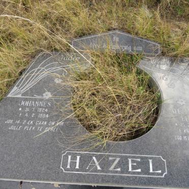 HAZEL Johannes 1924-1984 & Aletta Johanna Elizabeth FOUCHE 1925-1997_1