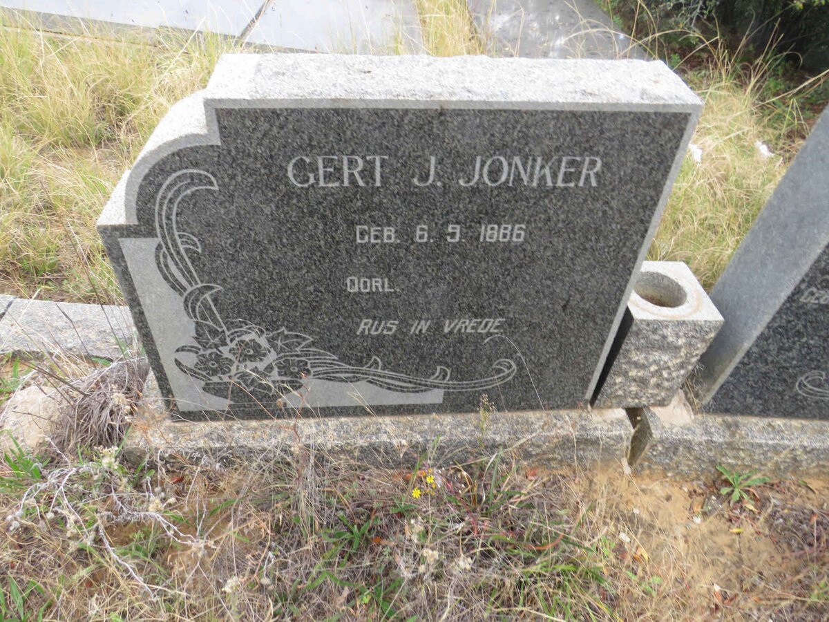 JONKER Gert J. 1886- 