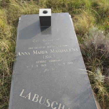 LABUSCHAGNE Anna Maria Magdalena nee CONNOWAY 1926-1999
