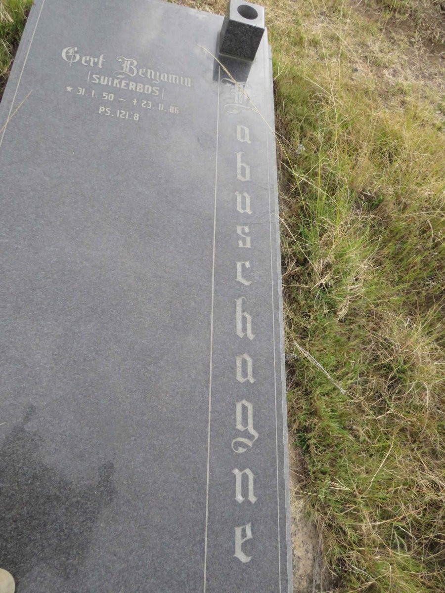 LABUSCHAGNE Gert Benjamin 1950-1986