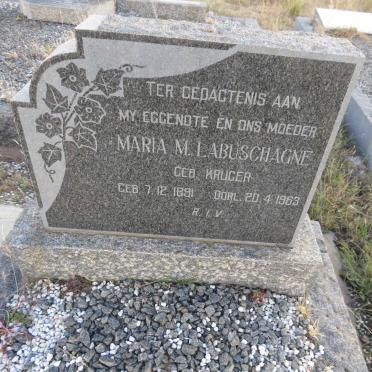LABUSCHAGNE Maria M. nee KRUGER 1891-1963