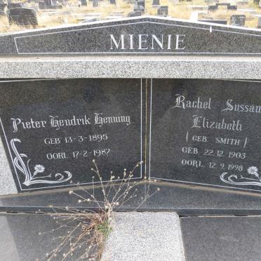 MIENIE Pieter Hendrik Henning 1895-1982 & Rachel Sussanna Elizabeth SMITH 1903-1998