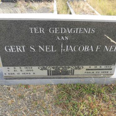 NEL Gert S. 1932-1980 & Jacoba F. 1932-