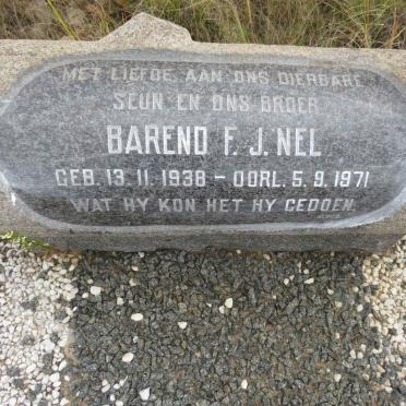 NEL Barend F.J. 1938-1971