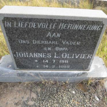 OLIVIER Johannes L. 1911-1989