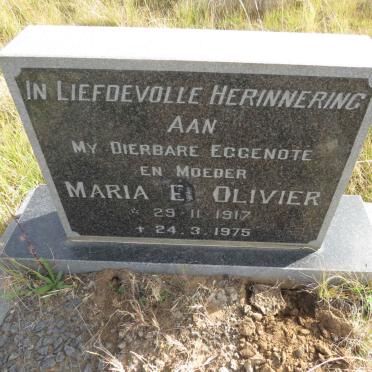 OLIVIER Maria E. 1917-1975