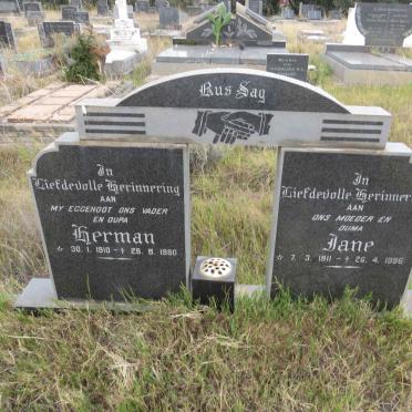 OLIVIER Herman 1910-1980 & Jane 1911-1996