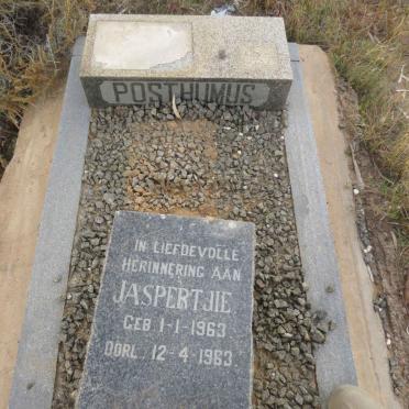 POSTHUMUS Jaspertjie 1963-1963