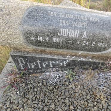 PIETERSE Johan A. 1887-1964
