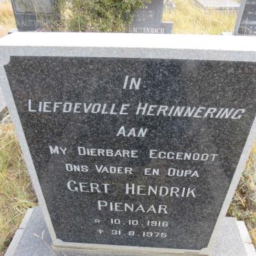 PIENAAR Gert Hendrik 1916-1975