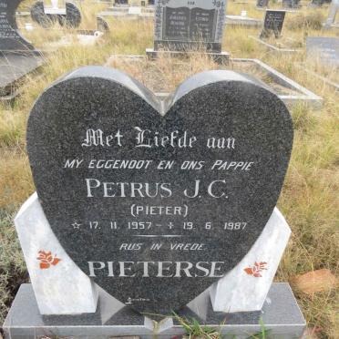 PIETERSE Petrus J.C. 1957-1987