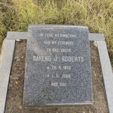 ROBERTS Barend J. 1878-1966