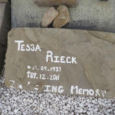 RIECK Tessa 1937-2011