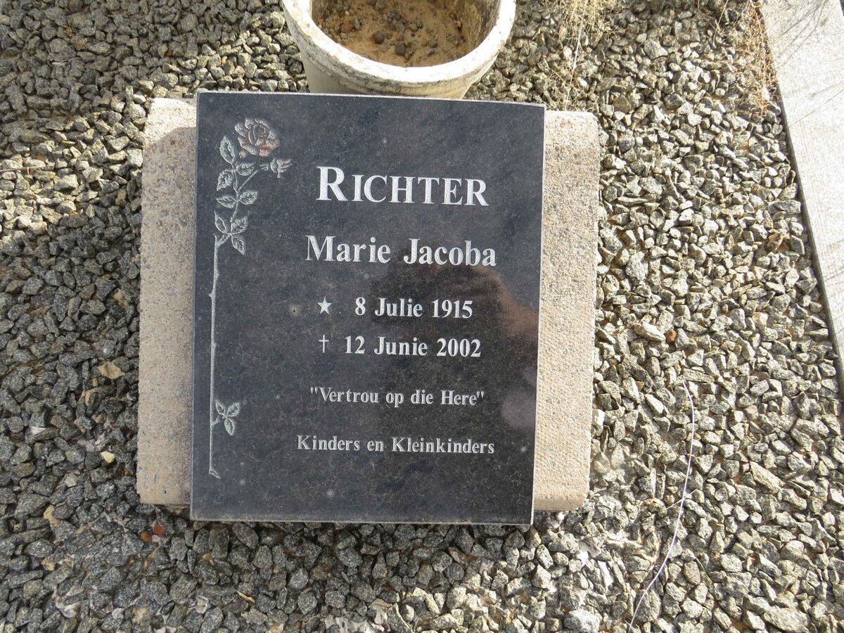 RICHTER Marie Jacoba 1915-2002