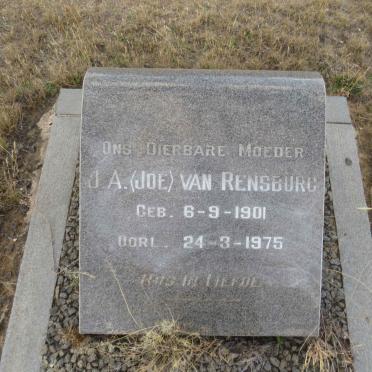 RENSBURG J.A., van 1901-1975
